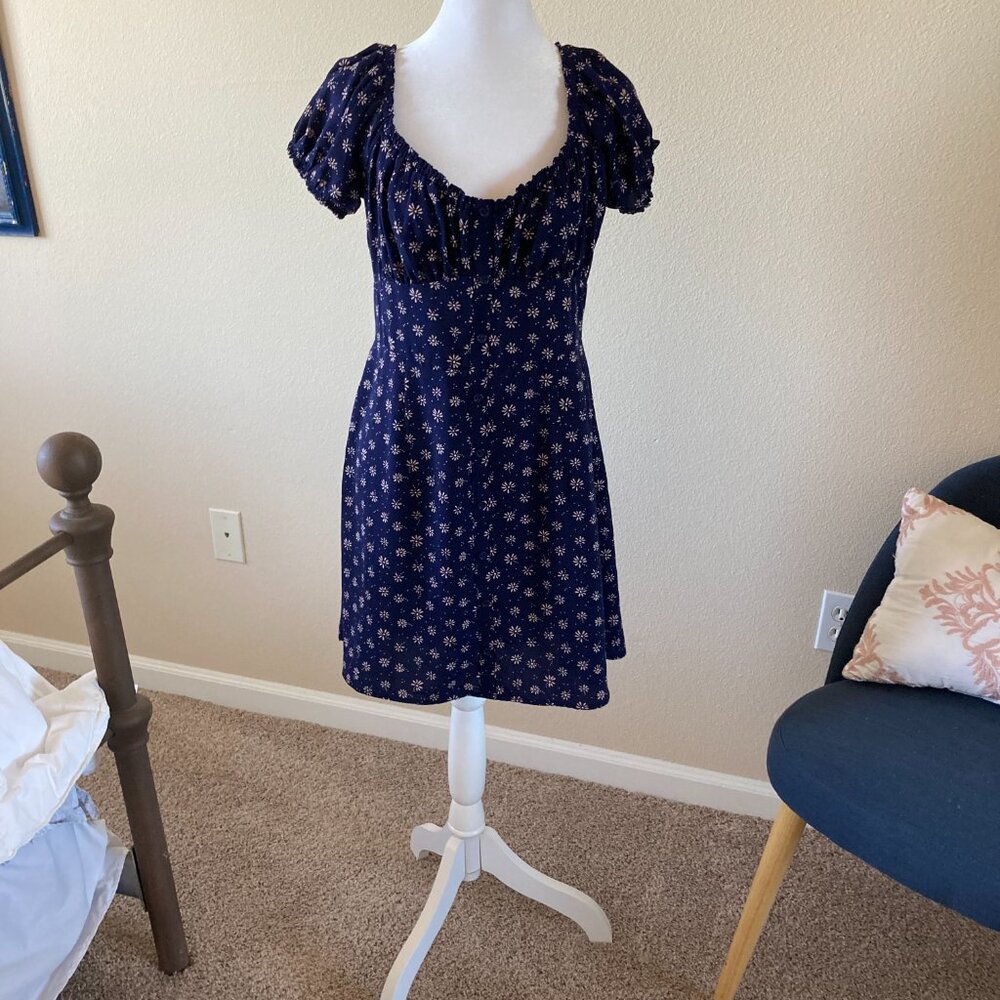 Navy Flower dress
